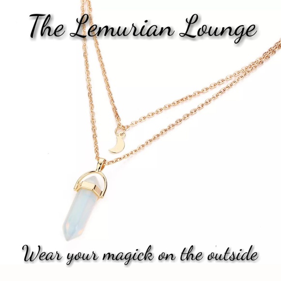 Natural Opalite Chakra Boho Gypsy Necklace - Picture 3 of 7